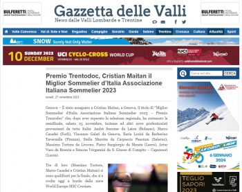 Premio Trentodoc, Cristian Maitan il Miglior Sommelier d’Italia Associazione Italiana Sommelier 2023