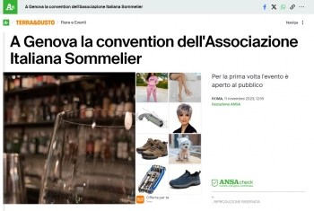 A Genova la convention dell'Associazione Italiana Sommelier