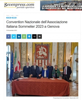 Convention Nazionale dell’Associazione Italiana Sommelier 2023 a Genova