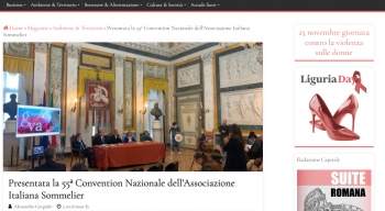 Presentata la 55ª Convention Nazionale dell’Associazione Italiana Sommelier
