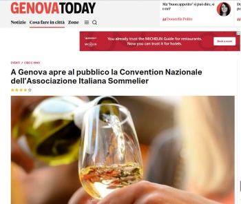 A Genova apre al pubblico la Convention Nazionale dell’Associazione Italiana Sommelier